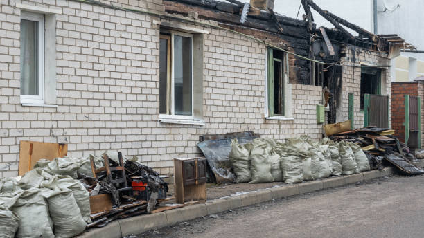 Professional Emergency Fire Cleanup technician working in Dickerson, MD